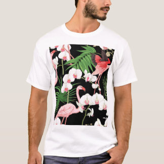 Illustration av Färgaden för tropiska växter T Shirt