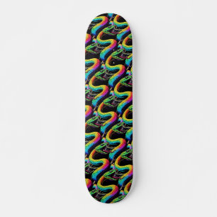 Illustration av färglös ögonblicksbild mini skateboard bräda 18,5 cm