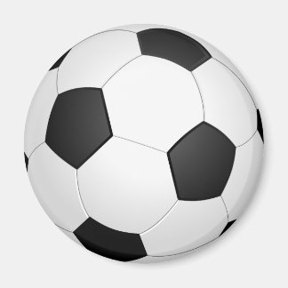 Illustration av fotboll för fotboll magnet