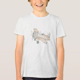 Illustration av gammalt leksaksflygplan t shirt