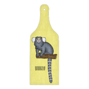 Illustration av gemensam marmoset tecknad