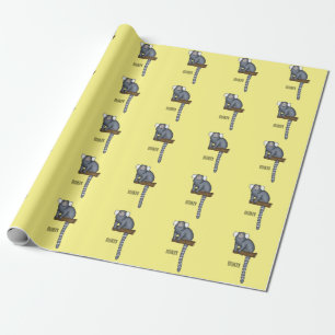 Illustration av gemensam marmoset tecknad presentpapper