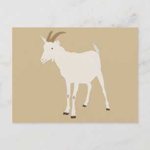 Illustration av get Farm Animal Helg Vykort