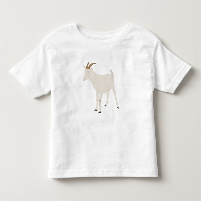 Illustration av getgårdsdjur  t shirt (Framsida)