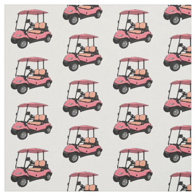 illustration av golfkart/golfbuggy-tecknad tyg (Provkarta)