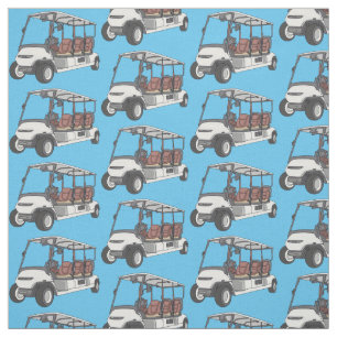 illustration av golfkart/golfbuggy-tecknad tyg