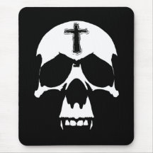 Illustration av Gothic Black and White Demon Skull