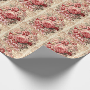 Illustration av grattis på födelsedagen Victorian Presentpapper