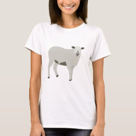 Illustration av groddjursuppfödning i Cute Sheep & T Shirt