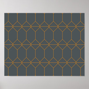 illustration av grönt, gyllene, enkla, reflekteran poster