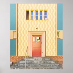 illustration av gultens hus poster