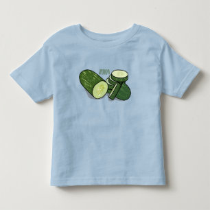 illustration av gurkens tecknad t shirt
