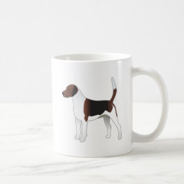 Illustration av Harrier Basic Breed Hound Hund Kaffemugg