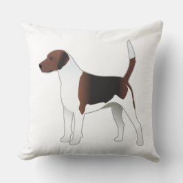 Illustration av Harrier Basic Breed Hound Hund Kudde