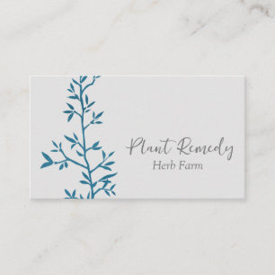 Illustration av Herb Farm Medicinal Plants Visitkort