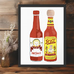 illustration av hetten Cute Spicy Cats Poster<br><div class="desc">Späd upp ditt liv med den här hetten och det där roliga poster. Och kolla min butik för mer design! Anpassa den med din egen text också!</div>