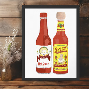 illustration av hetten Cute Spicy Cats Poster