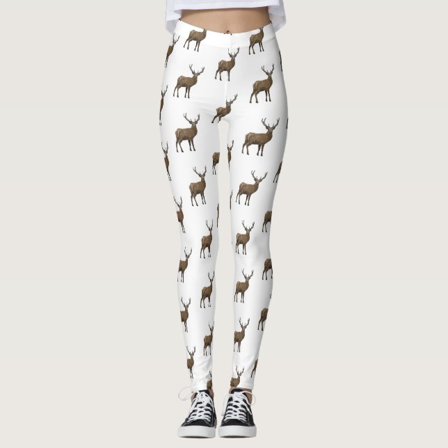 illustration av hjortens tecknad leggings (Framsida)