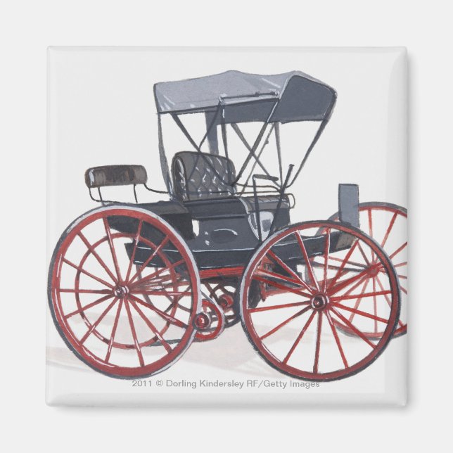 Illustration av horselfri transport magnet (Framsidan)
