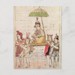 Illustration av Huascar Inca Vykort