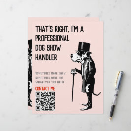 Illustration av Hund Handler Promotion Great dane