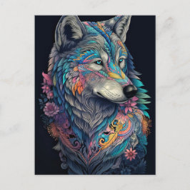 Illustration av Hunter Varg Vykort
