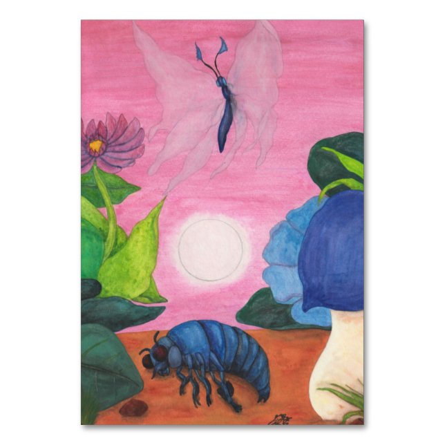 Illustration av Insekt av fjäril-omvandling Bordsnummer (Framsidan)