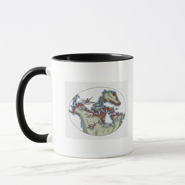 Illustration av Inuitterritoriet Mugg (Vänster)