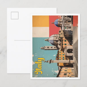 Illustration av italien-popup-bilder vykort