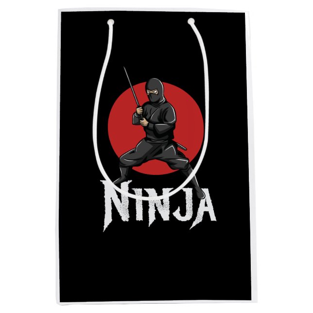 illustration av japansk ninja-svärd (Framsidan)