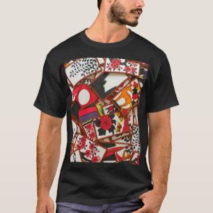 Illustration av japanska spelkort (olika) t shirt