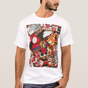Illustration av japanska spelkort (olika) t shirt