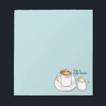 Illustration av kaffe och Mjölk Doodle | Kaffebröd Anteckningsblock<br><div class="desc">Det här är en vattenfärgsmålning med konturer ritade med penselpennor. Det finns ett kaffe i mugg på en såpa och grädde bredvid den. Det är en söt och modern illustration. Det står "Ta en kaffebrytning" i illustrationen.</div>