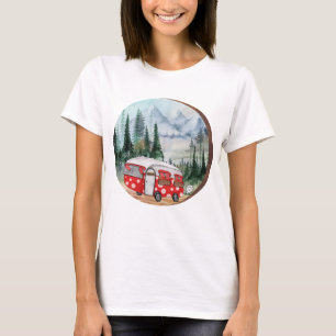 Illustration av Kamper i bergsområdet Äventyr T Shirt