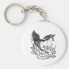 Illustration av Kingfisher på knappens nyckelring