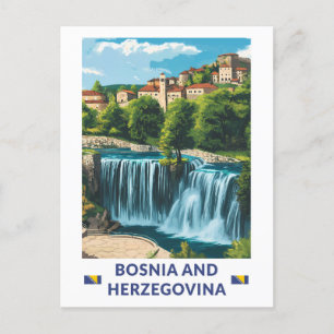 Illustration av konst i Bosnien och Hercegovina Vykort