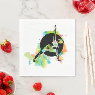 Illustration av könstensfärgning pappersservett
