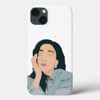 Illustration av kvinnor Fodral för Iphone 13 Fodra