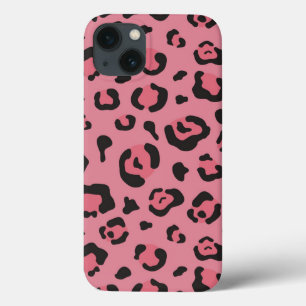 Illustration av leopard rosa djur