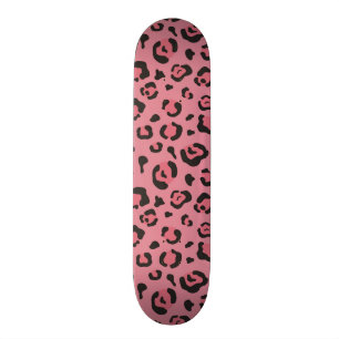 Illustration av Leopardrosadjur Mini Skateboard Bräda 18,7 Cm