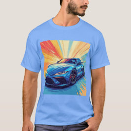 Illustration av livliga sportar t shirt