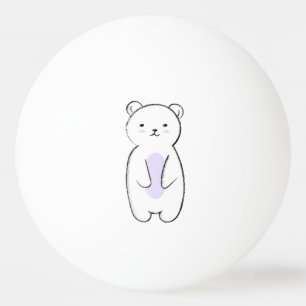 Illustration av ljus Polar Pingisboll