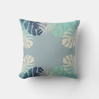 Illustration av Löv i Tropical Helgdag Kudde