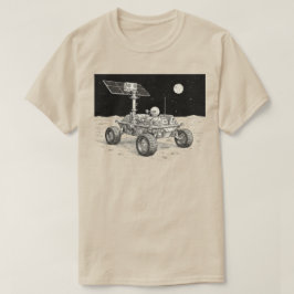 Illustration av Lunar Rover-utforskning T Shirt