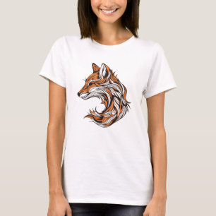 Illustration av Majestic Fox T Shirt