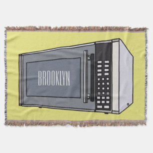 illustration av mikrovågans tecknad filt