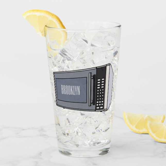 illustration av mikrovågans tecknad glaskopp (Framsida Ice)