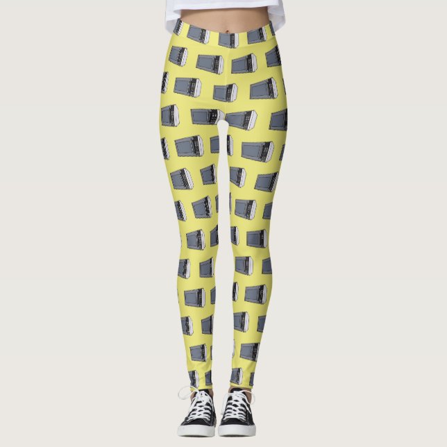 illustration av mikrovågans tecknad leggings (Framsida)