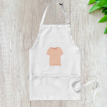 Illustration av minimalistisk persikobild förkläde<br><div class="desc">Cook,  craft,  eller skapa i stil med denna platta som har en minimalistisk T-shirt-design. Perfekt för köket,  konststudion eller bak-hotell,  ger den här plattan en mjuk och modern beröring till rutinen. Designat för komfort och charm är det idealiskt för alla som har ren estetik medan sak är färdigt.</div>