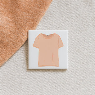 Illustration av minimalistisk persikobild knapp